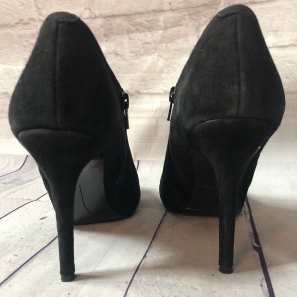 Nine West Black Suede Boot Size 9.5M - Picture 8 of 9